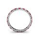 4 - Allie 2.00 mm Ruby and Diamond Eternity Band 