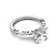 5 - Laila 2.50 ctw IGI Certified Lab Grown Diamond (8.00 mm) Hidden Halo Engagement Ring 