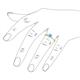 5 - Elcie 1.38 ct Blue Topaz Solitaire Ring  
