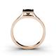 4 - Elcie 1.00 ct Black Diamond Solitaire Ring  