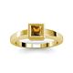 2 - Ian 1.00 ct Princess Cut Citrine Solitaire Ring 