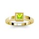 2 - Ian 1.25 ct Princess Cut Peridot Solitaire Ring 