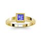 2 - Ian 1.10 ct Princess Cut Tanzanite Solitaire Ring 