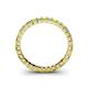 4 - Allie 2.50 mm Peridot and Diamond Eternity Band 