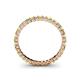 4 - Allie 2.00 mm Yellow Sapphire and Diamond Eternity Band 