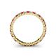 4 - Allie 2.00 mm Ruby and Diamond Eternity Band 