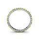 4 - Allie 2.00 mm Peridot and Diamond Eternity Band 