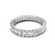 5 - Hailey 2.40 ctw Emerald Shape Lab Grown Diamonds (3x2 mm) Eternity Band 