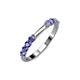 2 - Alicia 2.60 mm Tanzanite Wedding Band 