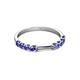 3 - Alicia 2.60 mm Tanzanite Wedding Band 