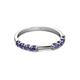 3 - Alicia 2.60 mm Iolite Wedding Band 