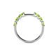 4 - Alicia 2.60 mm Peridot Wedding Band 