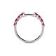 4 - Alicia 2.60 mm Ruby Wedding Band 