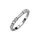 2 - Alicia 2.60 mm Diamond Wedding Band 