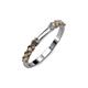 2 - Alicia 2.60 mm Smoky Quartz Wedding Band 