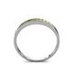 4 - Aqilia 0.75 ctw Yellow Sapphire and Lab Grown Diamond 2.00 mm Wedding Band 