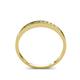4 - Aqilia 0.75 ctw Yellow Sapphire and Lab Grown Diamond 2.00 mm Wedding Band 