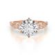 1 - Iyana 2.18 ctw IGI Certified Lab Grown Diamond (8.00 mm) accented Natural Diamonds Engagement Ring 