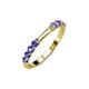 3 - Alicia 0.48 ctw Tanzanite (2.60 mm) Wedding Band 