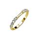 3 - Alicia 0.52 ctw Natural Diamonds (2.60 mm) Wedding Band 