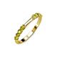 3 - Alicia 0.56 ctw Yellow Diamond (2.60 mm) Wedding Band 