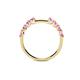 5 - Alicia 0.40 ctw Pink Tourmaline (2.60 mm) Wedding Band 