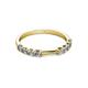 4 - Alicia 0.52 ctw Natural Diamonds (2.60 mm) Wedding Band 