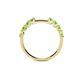 5 - Alicia 0.59 ctw Peridot (2.60 mm) Wedding Band 