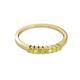 2 - Evia 0.39 ctw Yellow Sapphire (2.00 mm) Seven Stone Wedding Band 