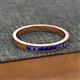 2 - Aaryn 2.00 mm Blue Sapphire Wedding Band 