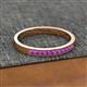 2 - Aaryn 2.00 mm Amethyst Wedding Band 