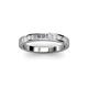 2 - Aaryn 1.50 mm Princess Cut Lab Grown Diamonds Wedding Band 