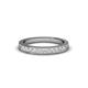 1 - Aaryn 1.50 mm Princess Cut Lab Grown Diamonds Wedding Band 