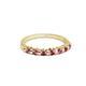 3 - Macie Pink Tourmaline Wedding Band 