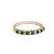 3 - Macie Emerald Wedding Band 