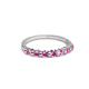 3 - Macie Pink Sapphire Wedding Band 