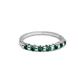 3 - Macie Emerald Wedding Band 