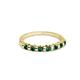 3 - Macie Emerald Wedding Band 