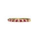 4 - Macie Pink Tourmaline Wedding Band 