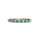 4 - Macie London Blue Topaz Wedding Band 