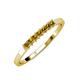 3 - Evia 0.39 ctw Citrine (2.00 mm) Seven Stone Wedding Band 