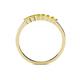 4 - Evia 0.39 ctw Yellow Sapphire (2.00 mm) Seven Stone Wedding Band 