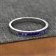 2 - Aaryn 2.00 mm Blue Sapphire Wedding Band 