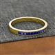 2 - Aaryn 2.00 mm Blue Sapphire Wedding Band 