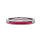 1 - Aaryn 2.00 mm Ruby Wedding Band 