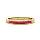 1 - Aaryn 2.00 mm Ruby Wedding Band 