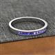 2 - Aaryn 2.00 mm Tanzanite Wedding Band 