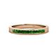 1 - Aaryn 2.00 mm Green Garnet Wedding Band 