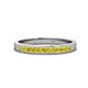 1 - Aaryn 2.00 mm Yellow Sapphire Wedding Band 