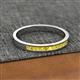 2 - Aaryn 2.00 mm Yellow Sapphire Wedding Band 